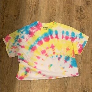 Tie dye crop top